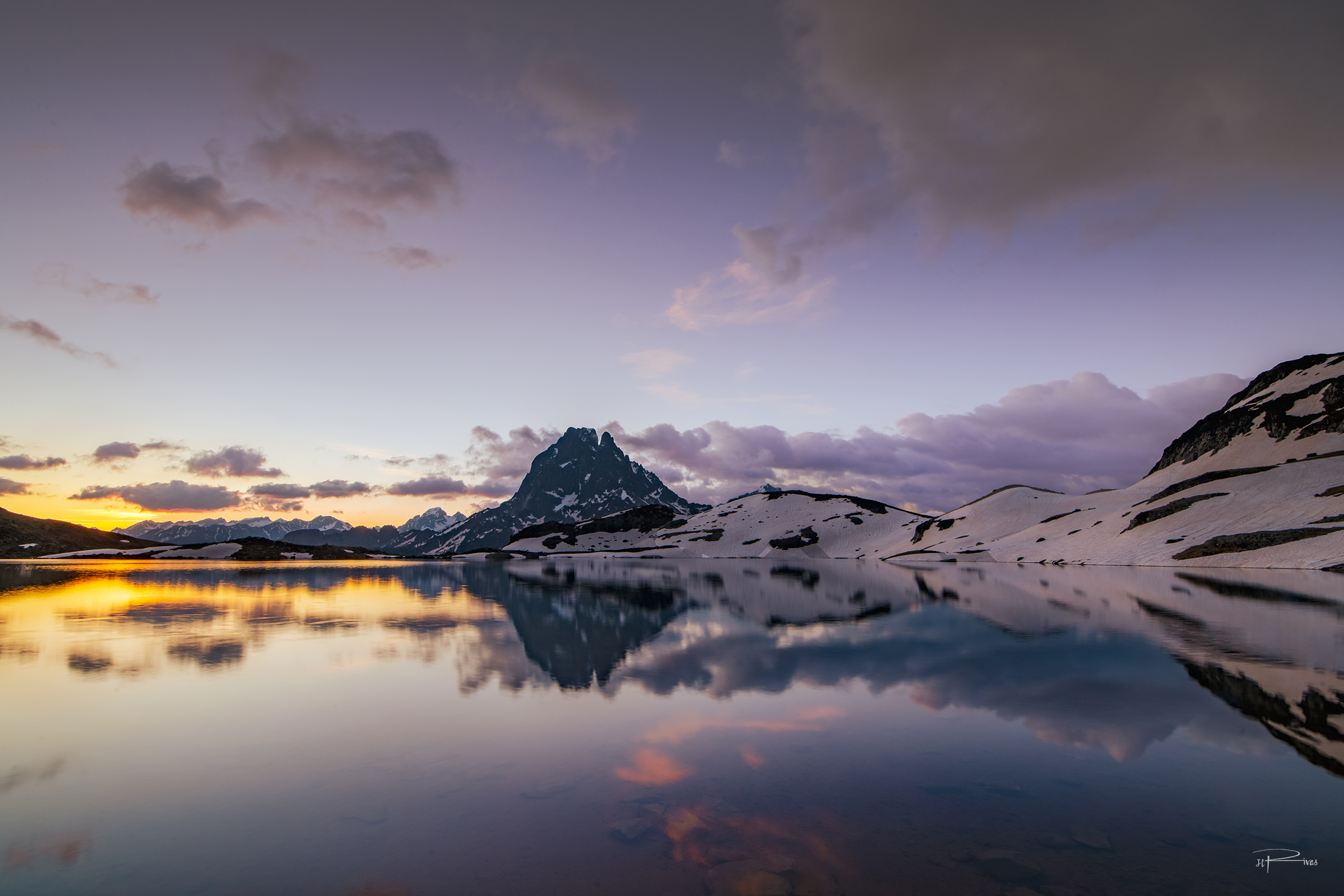 Lac d'Ayous en fin d'hiver